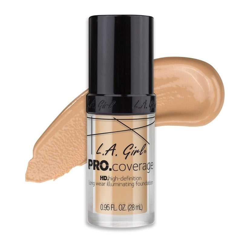 LA Girl PRO Coverage HD Foundation – Flawless Finish voor Alle Huidtypes 28ml