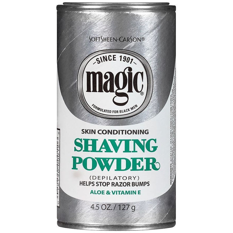 Magic Shaving Powder Platinum – Huidconditionerende Scheerpoeder 127g