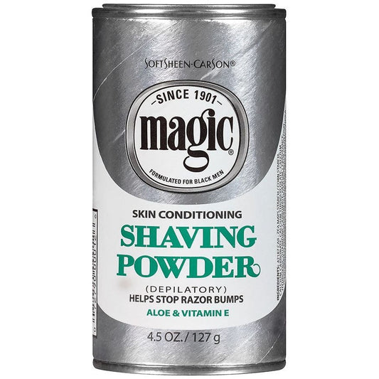Magic Shaving Powder Platinum – Huidconditionerende Scheerpoeder 127g