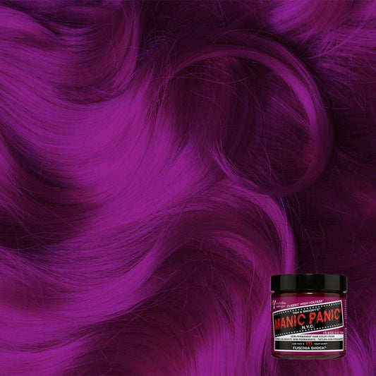 Manic Panic Haarkleur – Elektrische Fuchsia Shock voor Alle Haartypes 118ml