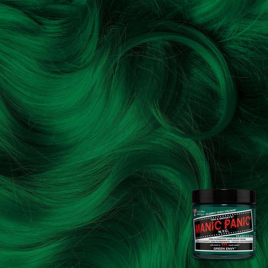 Manic Panic Haarverf – Diep Groene Kleur voor Alle Haartypes 118ml