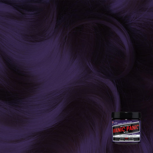 Manic Panic Haarverf – Donker Eggplant Paars voor Alle Haartypes 118ml