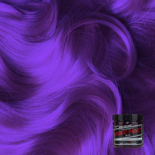 Manic Panic Haarverf – Donkere Blackberry Paars voor Alle Haartypes 118ml