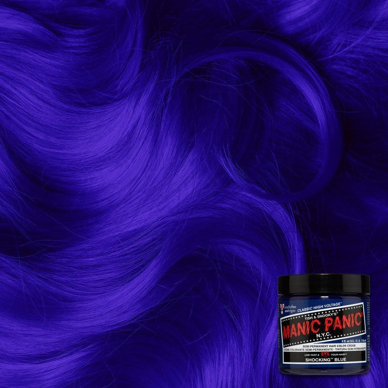 Manic Panic Haarverf – Schokkend Blauw voor Alle Haartypes 118ml