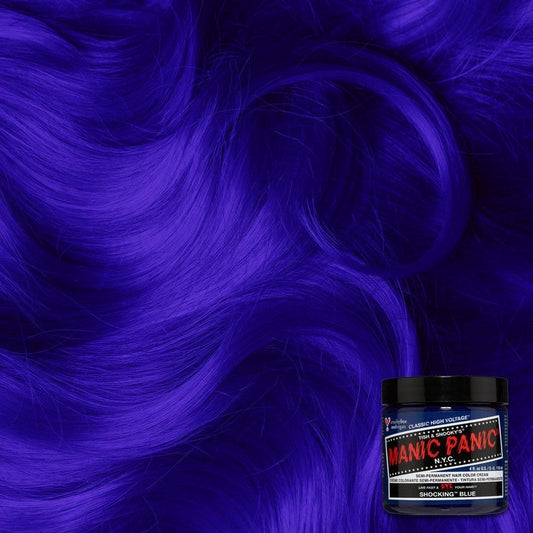 Manic Panic Haarverf – Schokkend Blauw voor Alle Haartypes 118ml