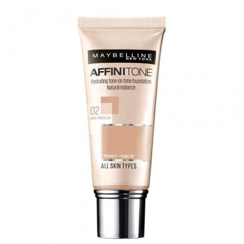 Maybelline Affinitone Foundation – Natuurlijke Dekking voor Alle Huidtypes 30ml