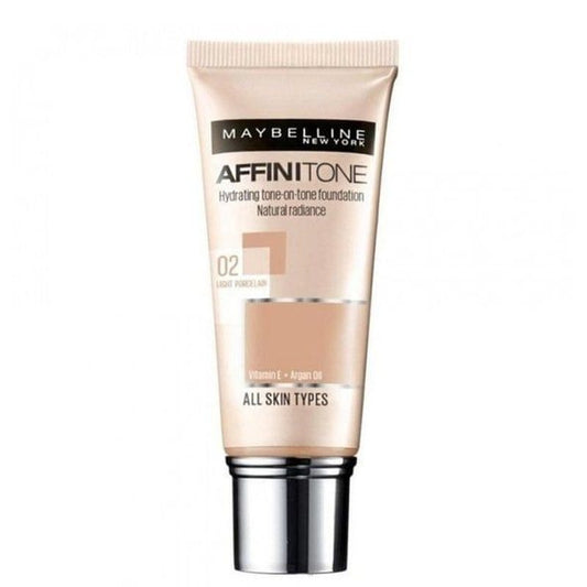 Maybelline Affinitone Foundation – Natuurlijke Dekking voor Alle Huidtypes 30ml