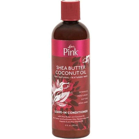 Pink Shea Coconut Leave-In Conditioner – Hydraterende Crème voor Droog Haar 355ml