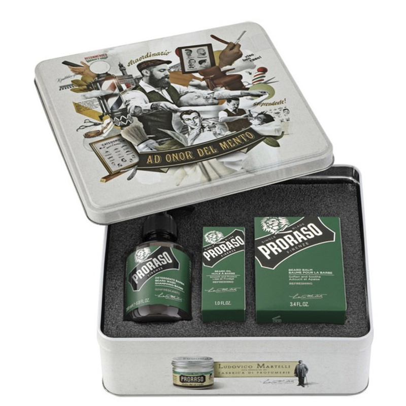 Proraso Beard Kit Refreshing – Verfrissende Verzorging voor Beren 3-delig