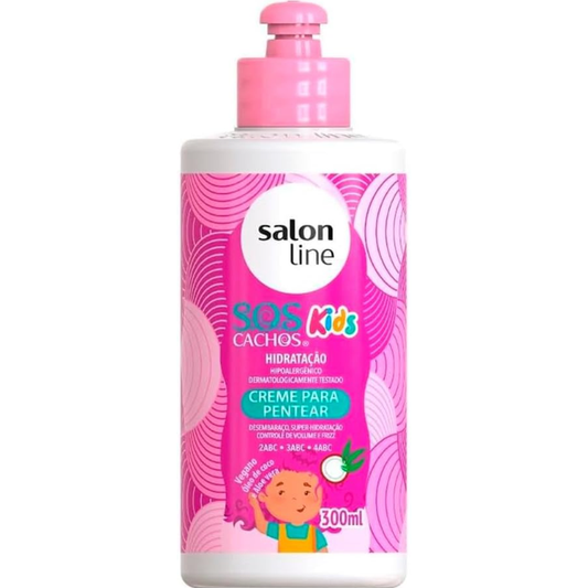 Salon Line Kids Cream – Hydraterende Stylingcrème voor Krullend Haar 300ml