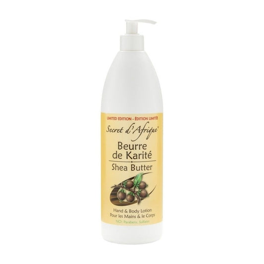 Secret d'Afrique Shea Butter Lotion – Hydraterende Lotion voor Huid 1L