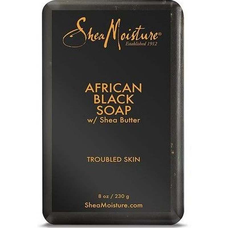 Shea Moisture African Black Soap – Verzachtende Zeep voor Geïrriteerde Huid 230g