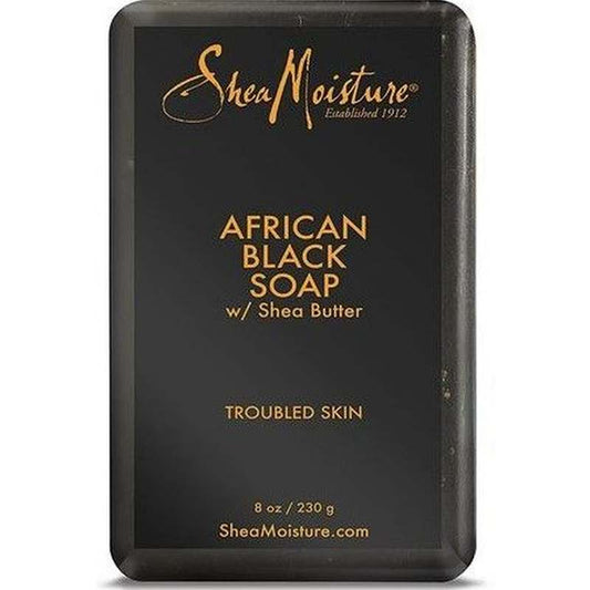 Shea Moisture African Black Soap – Verzachtende Zeep voor Geïrriteerde Huid 230g