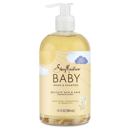 Shea Moisture Baby Wash & Shampoo – Zachte Reiniger voor Babyhuid 384ml