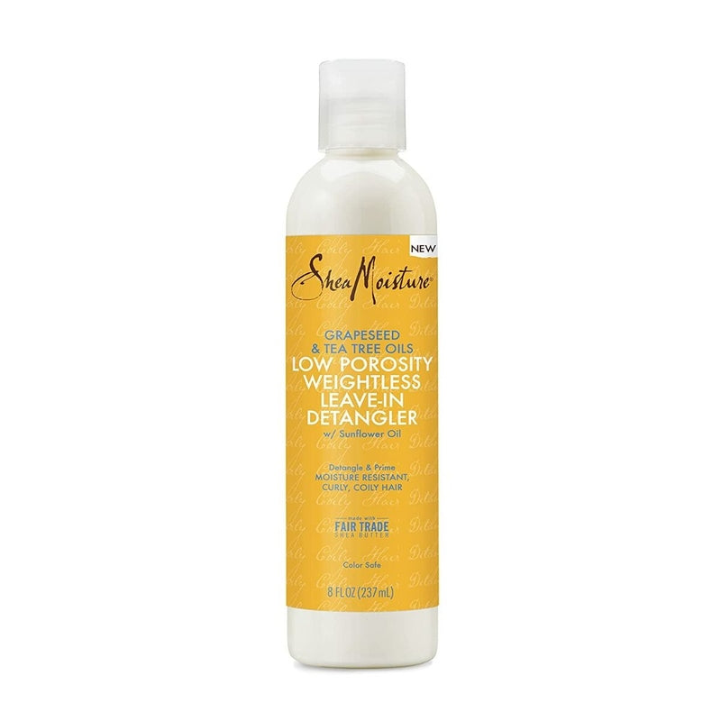 Shea Moisture Leave-In Detangler – Hydraterend voor Lage Porositeit 237ml