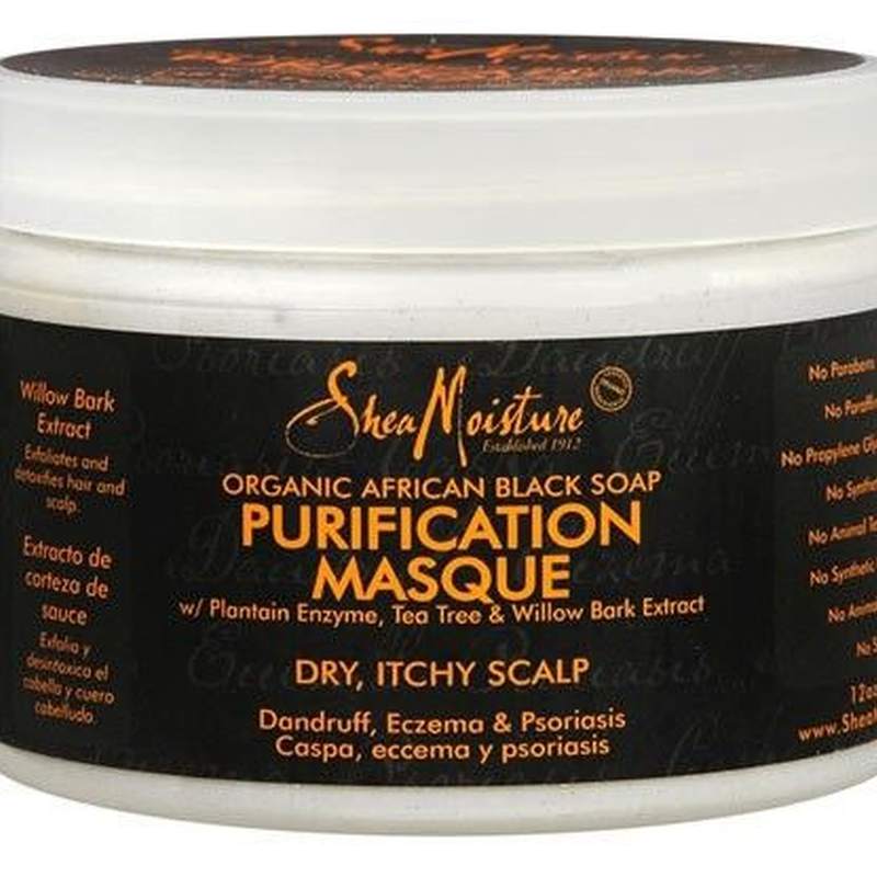 Shea Moisture Purification Masque – Voedende Behandeling voor Droge Scalp 340g