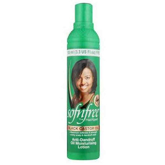 Sof n'free Black Castor Oil – Anti-Dandruff Lotion voor Droog Haar 350ml