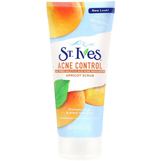 St. Ives Apricot Scrub – Acne Controle voor Stralende Huid 170g