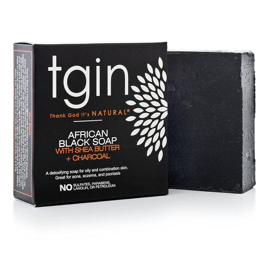 TGIN Afrikaanse Zwarte Zeep – Hydraterend voor Alle Huidtypes 113g